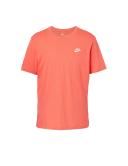 Nike Men's Sportswear Club Tee (Magic Ember/White, Size XL)