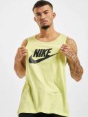 Nike Men's Sportswear Icon Futura Tank (Lt Lemon Twist/Black, Size S)