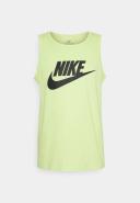 Nike Men's Sportswear Icon Futura Tank (Lt Lemon Twist/Black, Size XL)