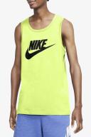 Nike Men's Sportswear Icon Futura Tank (Lt Lemon Twist/Black, Size XL)