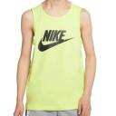 Nike Men's Sportswear Icon Futura Tank (Lt Lemon Twist/Black, Size XXL)