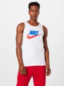 Nike - Men's Sportswear Icon Futura Tank - White/Game Royal/University Red - XXL