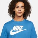 Nike Men's Sportswear Icon Futura Tee (Dark Marina Blue/White) 2XL