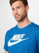 Nike Men's Sportswear Icon Futura Tee (Dark Marina Blue/White) 2XL