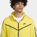 Nike Men's Sportswear Tech Fleece Full Zip Hoodie Yellow Strike, Large