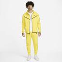 Nike Men's Sportswear Tech Fleece Full Zip Hoodie Yellow Strike, Large