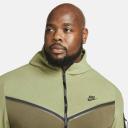 Nike Men's Sportswear Tech Fleece Hoodie, Alligator Olive Black / 4XL