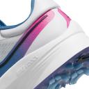 Nike Men's White & Aurora Blue Air Zoom Infinity Tour Next% Boa Wide Golf Shoe 10