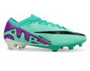 Nike Men's Zoom Mercurial Vapor 15 Elite FG Turquoise/Black/Purple, 6
