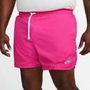 Nike Mens Club Woven Lined Flow Shorts Pink M