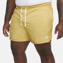 Nike Mens Club Woven Lined Flow Shorts Yellow 3XL