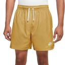 Nike Mens Club Woven Lined Flow Shorts Yellow 3XL