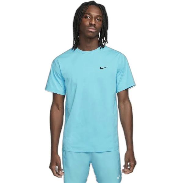 Nike Mens Dri-FIT Hyverse Fitness Tee Blue M