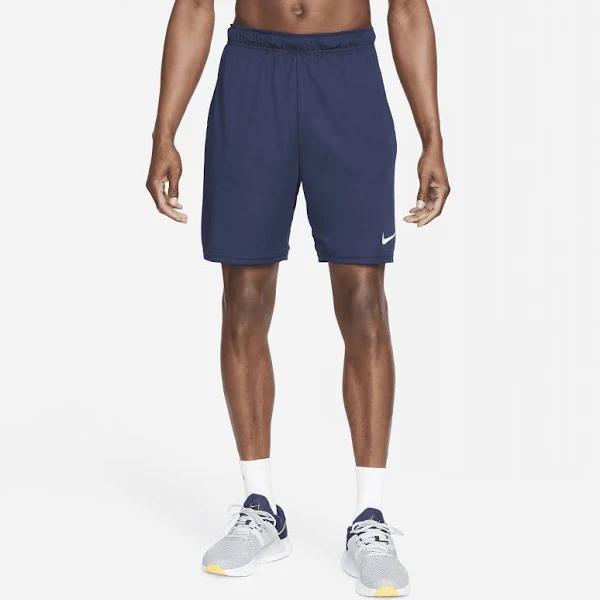 Nike Mens Dri-FIT Knit Training Shorts Navy M