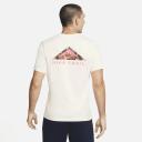 Nike Mens Dri-FIT Trail Running Tee Beige M
