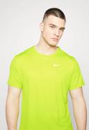 Nike Mens Dri-FIT UV Miller Running Tee Green M