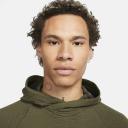 Nike Mens Dri-FIT Yoga Pullover Hoodie Green L