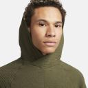 Nike Mens Dri-FIT Yoga Pullover Hoodie Green L