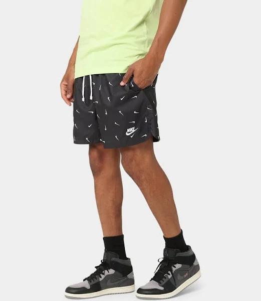 Nike Mens Sportswear Lined Flow Shorts, L / Black