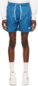Nike Mens Sportswear Woven Flow Shorts Blue L