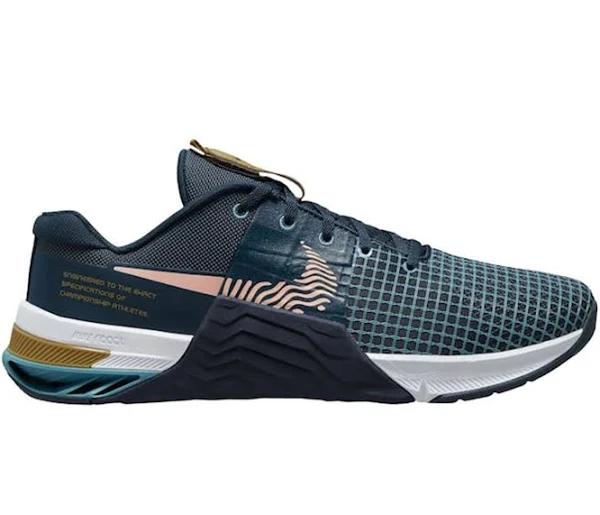 Nike Metcon 8 Armory Navy Obsidian Cerulean Arctic Orange