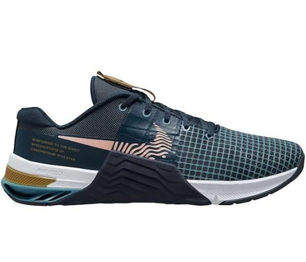 Nike Metcon 8 Armory Navy Obsidian Cerulean Arctic Orange