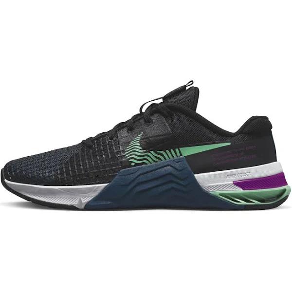 Nike Metcon 8 Womens Training Shoes Black/Green US 6