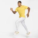 Nike Miler Men's Dri-FIT UV Short-Sleeve Running Top - Yellow - 50% Recycled Polyester