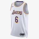 Nike NBA La Lakers Swingman James #6 Jersey - White