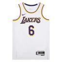 Nike NBA La Lakers Swingman James #6 Jersey - White