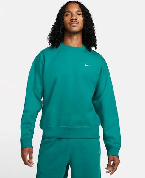 Nike NRG Solo Swoosh Fleece Crew Mystic Green/White