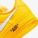 Nike off-white x Air Force 1 Low 'Lemonade' Sneakers | Gold | Men's Size 7