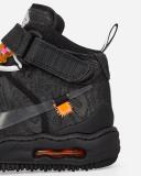 Nike off-white x Air Force 1 Mid 'Black' Sneakers | Men's Size 7