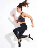 Nike One 7/8 Leggings - Black/White - L