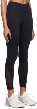 Nike One 7/8 Leggings - Black/White - XL