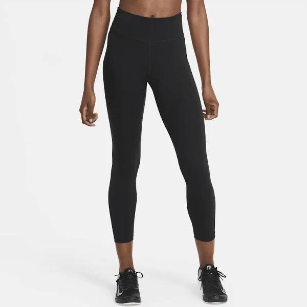 Nike One 7/8 Leggings - Black/White - XL