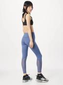 Nike One Women's Mid-Rise 7/8 Mesh-Panelled Leggings - 50% Recycled Polyester - Blue