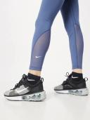 Nike One Women's Mid-Rise 7/8 Mesh-Panelled Leggings - 50% Recycled Polyester - Blue