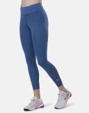 Nike One Women's Mid-Rise 7/8 Mesh-Panelled Leggings - 50% Recycled Polyester - Blue