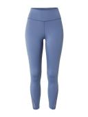 Nike One Women's Mid-Rise 7/8 Mesh-Panelled Leggings - 50% Recycled Polyester - Blue