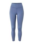 Nike One Women's Mid-Rise 7/8 Mesh-Panelled Leggings - 50% Recycled Polyester - Blue