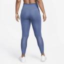 Nike One Women's Mid-Rise 7/8 Mesh-Panelled Leggings - 50% Recycled Polyester - Blue