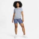 Nike One Womens High-Rise 7 Inch Bike Shorts Blue XL @ Rebel Active