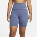 Nike One Womens High-Rise 7 Inch Bike Shorts Blue XL @ Rebel Active
