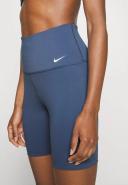 Nike One Womens High-Rise 7 Inch Bike Shorts Blue XL @ Rebel Active