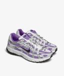 Nike P-6000 trainers in silver and oxygen purple