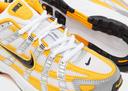 Nike P-6000 trainers in silver and sundial orange