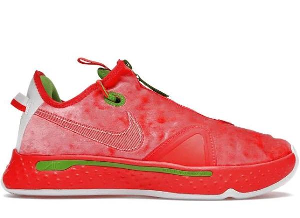 Nike PG 4 'Christmas' Sneakers | Red | Men's Size 10.5
