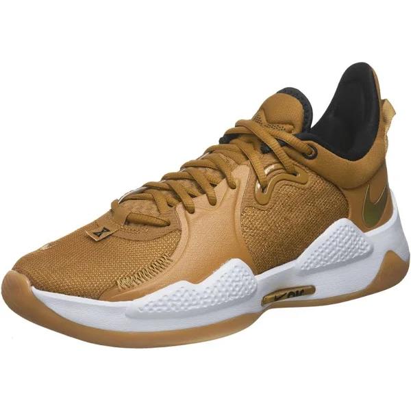 Nike PG 5 Basketball Shoes in Brown/Wheat Size 14.0