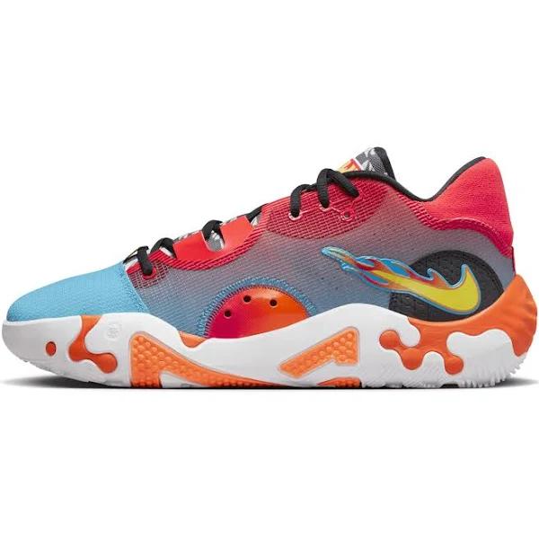 Nike PG 6 Hot Wheels Shoes - Size 11 - Red/blue/orange/white